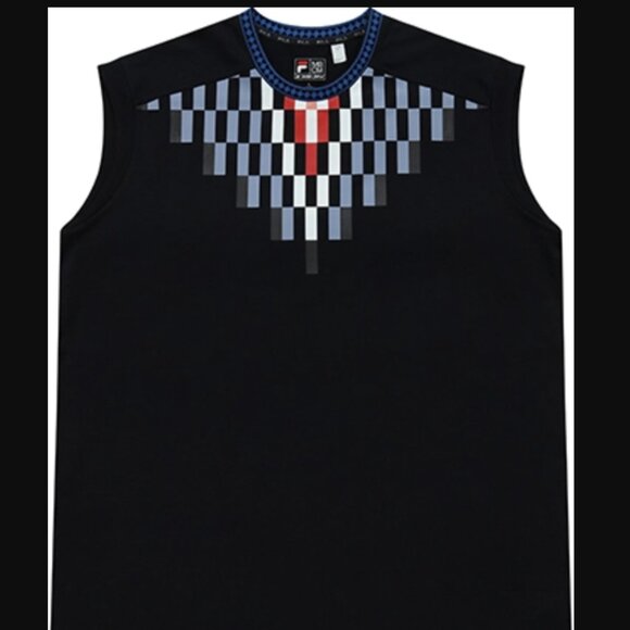Fila Fusion x Marcelo Burlon Boys Graphic Tank Top Black 33 76 Athletic Kids XL - Picture 1 of 6